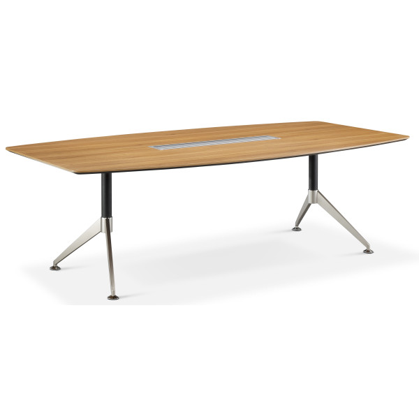 Nero Boardroom Bundle with 6 x Cante Chairs